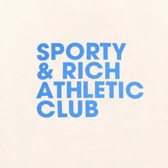 Sporty & Rich Exercise Often Sweatpants - Cream/Ocean - Picture 8 of 8